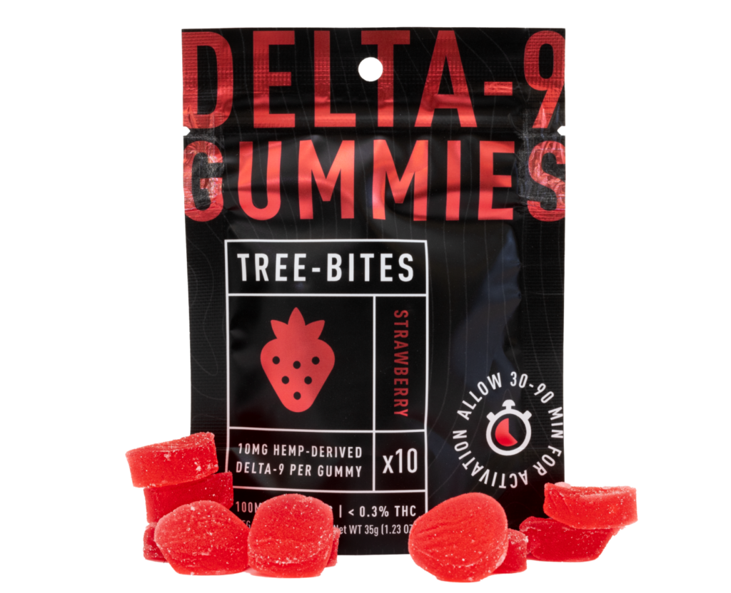 Tree-Bites Delta-9 Gummies – Strawberry