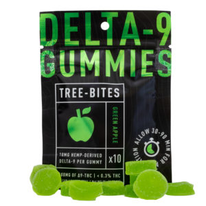 Tree-Bites Delta-9 Gummies - Green Apple