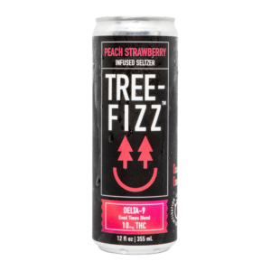 Tree-Fizz Peach Strawberry THC Seltzer