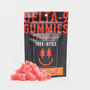 Tree-Bites Delta-9 Gummies - Strawberry