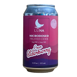 Luna Cran-Elderberry THC Cider
