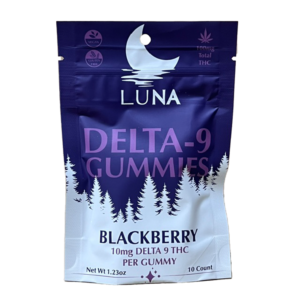 Luna Delta-9 Gummies - Blackberry