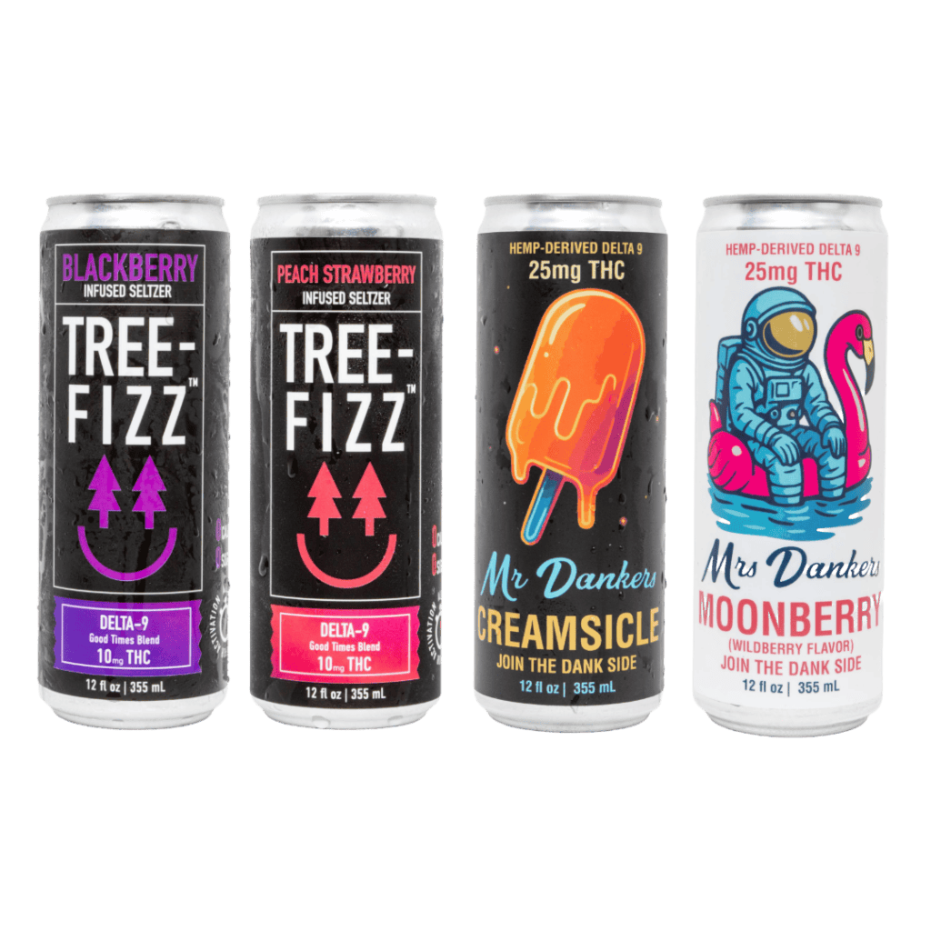 Tree Fizz x Dankers Variety Pack - THC Beverages